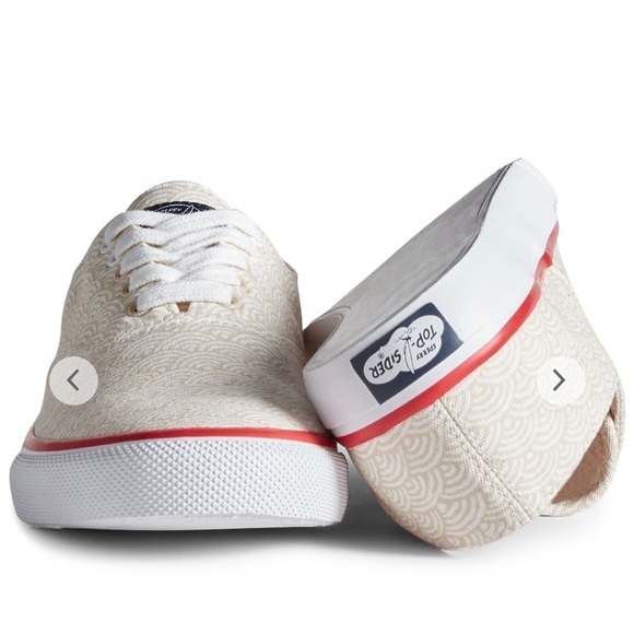 ✨NWT! Sperry Unisex Cloud CVO Wave Print Deck Sneaker, size 9. - Picture 4 of 9